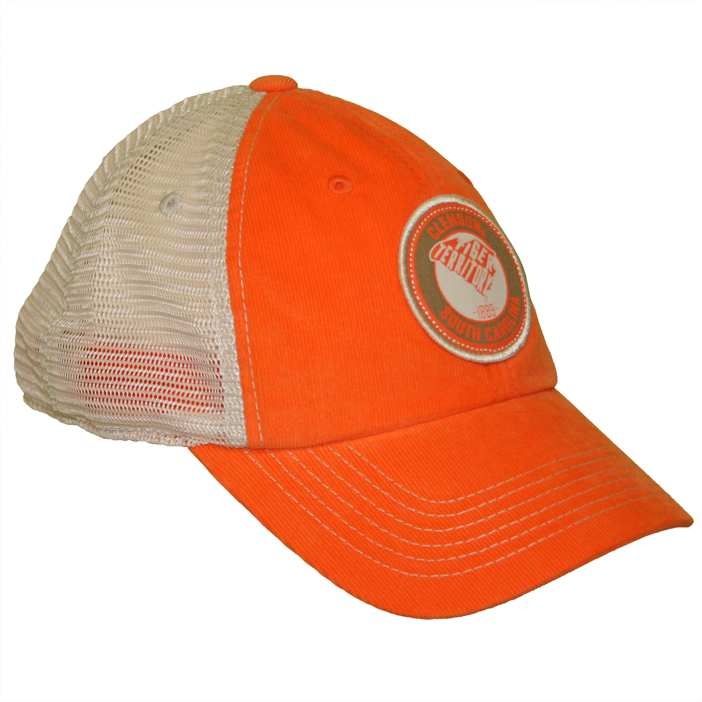 Top of the World Clemson Tigers Block Letterman Fitted Hat - Mr.  Knickerbocker