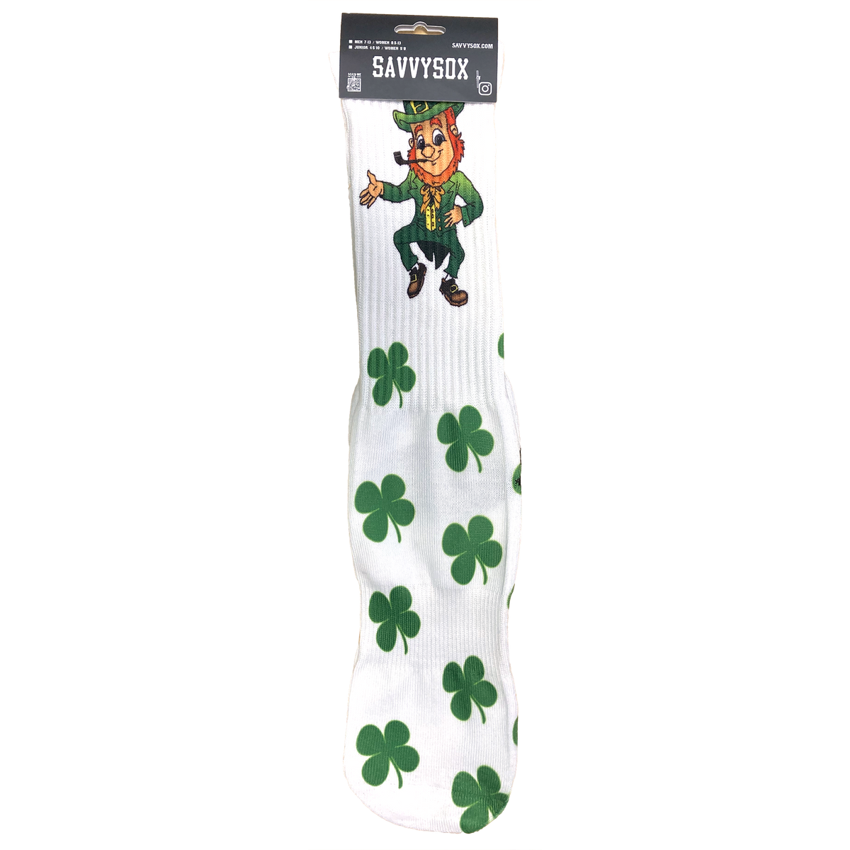 LUCKY CHARM LEPRECHAUN JIG Funny St Patrick&#39;s Day Socks