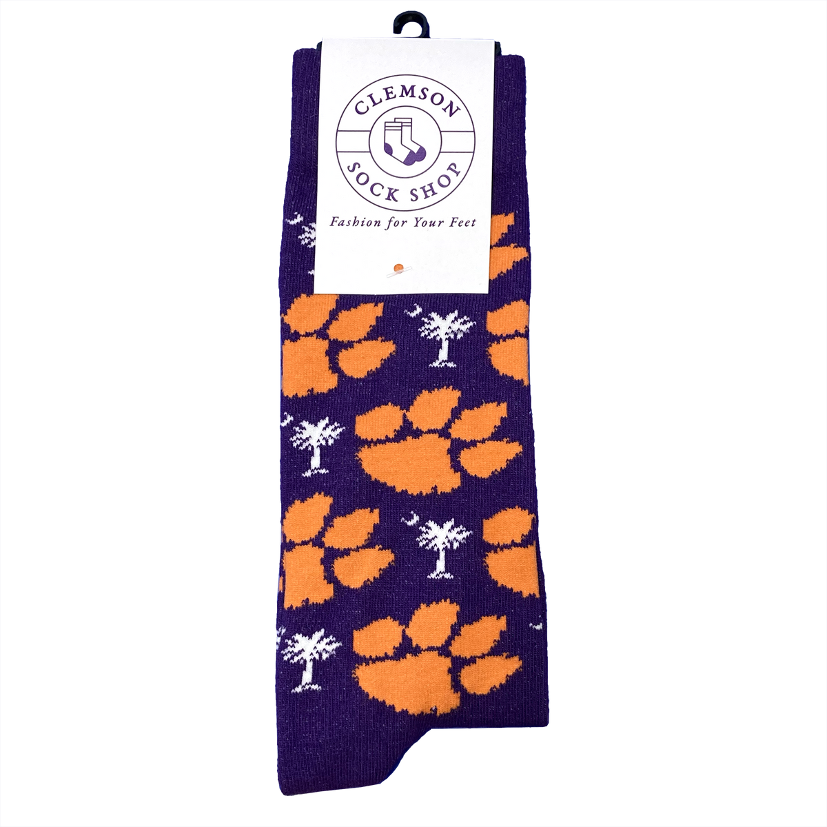 Clemson Purple Palmetto and Paw