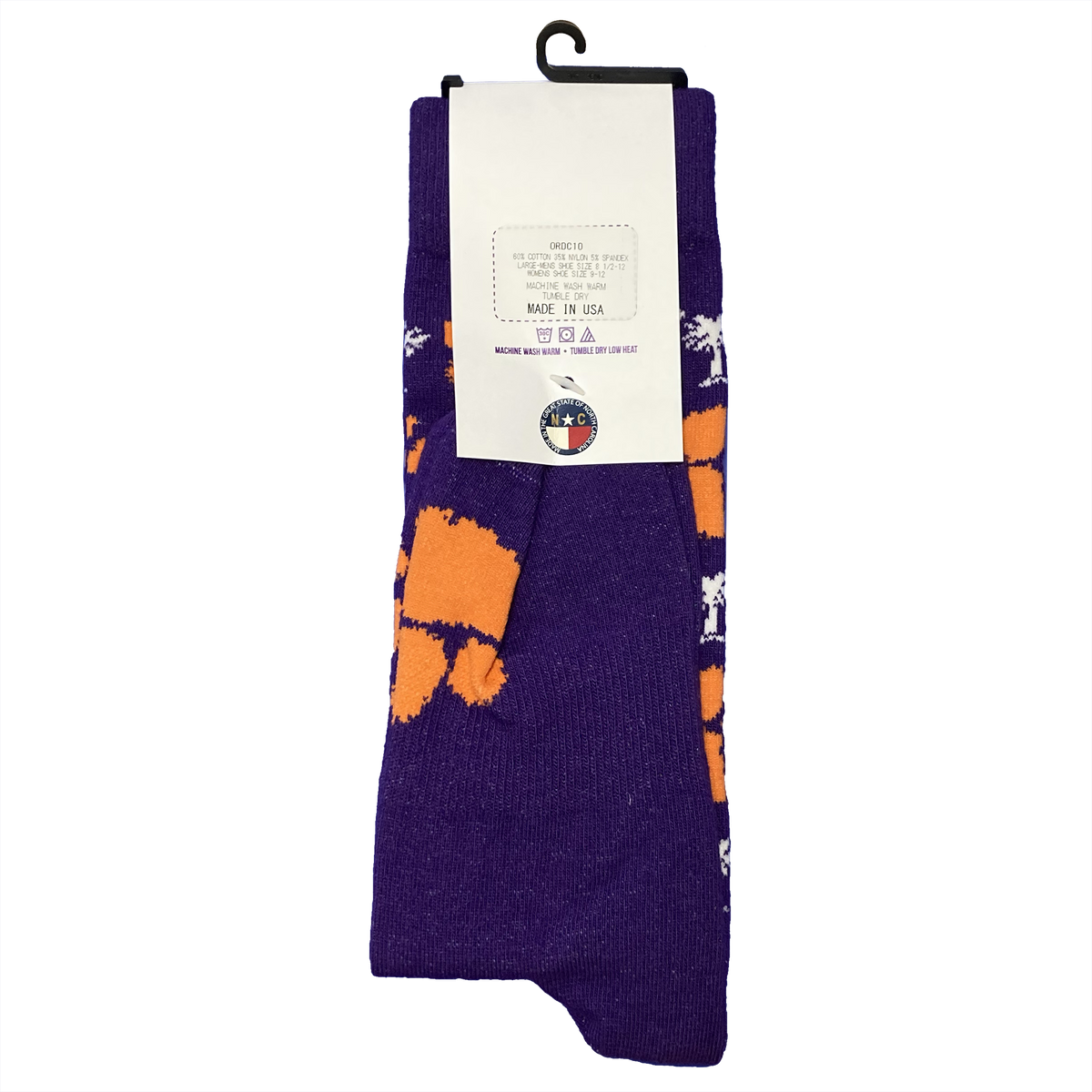 Clemson Purple Palmetto and Paw