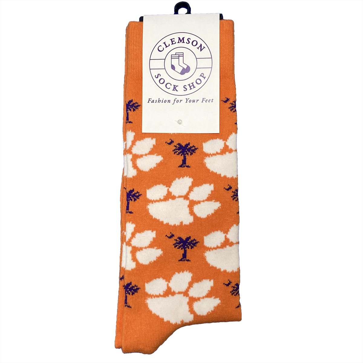 Clemson Orange Palmetto and Paw