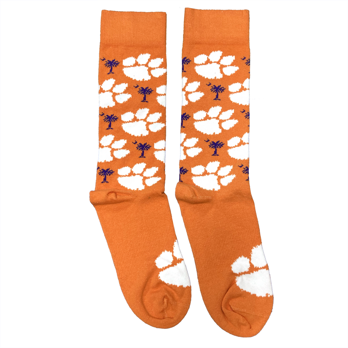 Clemson Orange Palmetto and Paw