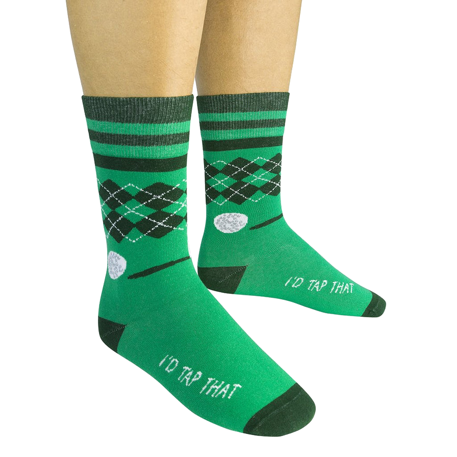 I’d Tap That Funny Golf Socks