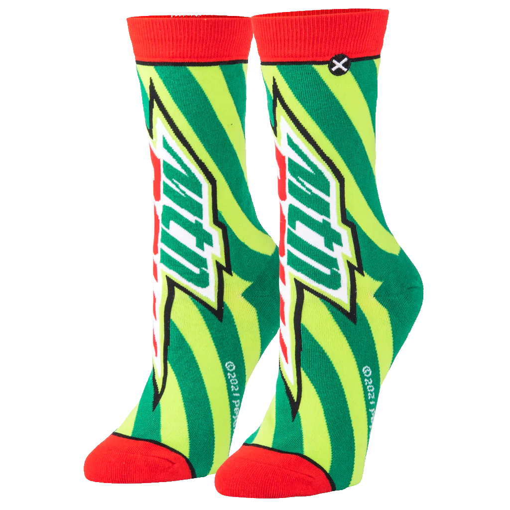 Mt. Dew - Just Dew It Socks - Womens