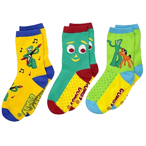 Gumby Socks - Kids - 4-7 Years - 3 pair