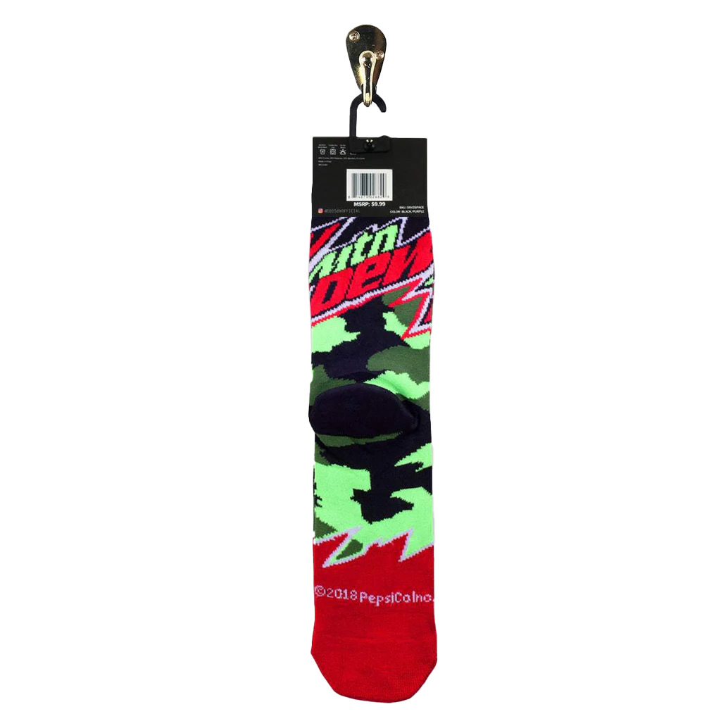 Mountain Dew Camo Knit Socks