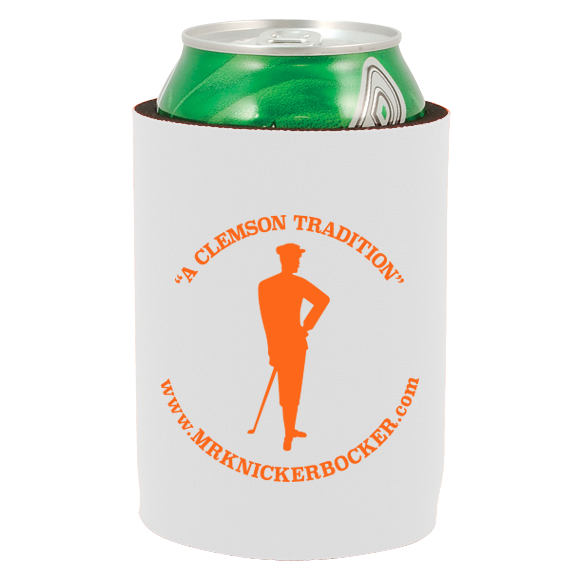 Knickerbocker Koozie with Paw - White