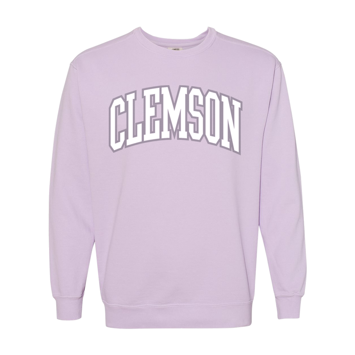 Clemson City Tall Arch Crew | Comfort Color - Orchid