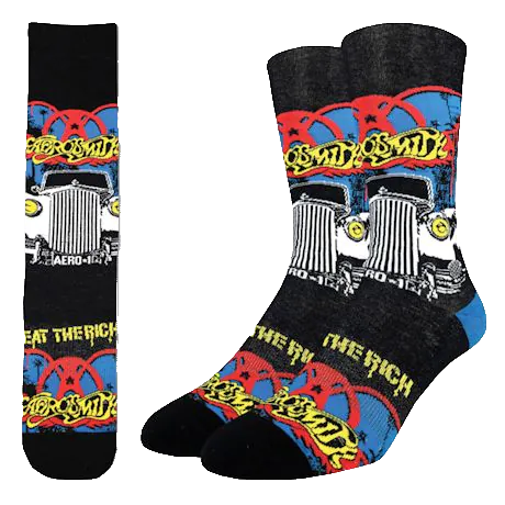 Aerosmith Eat The Rich Socks