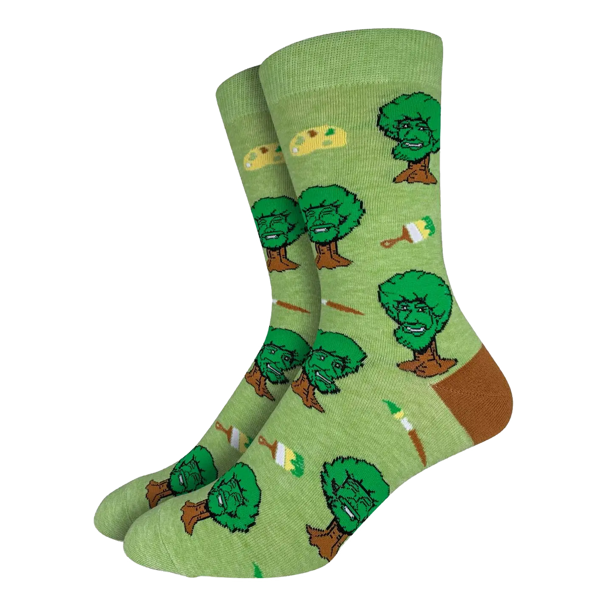 Bob Ross Happy Trees Socks