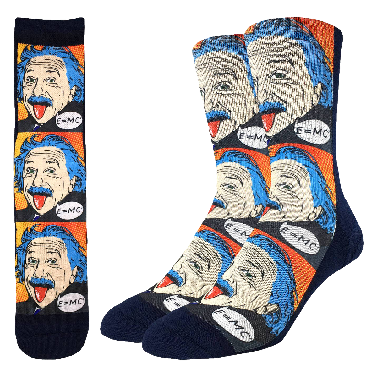 Einstein Pop Art Socks