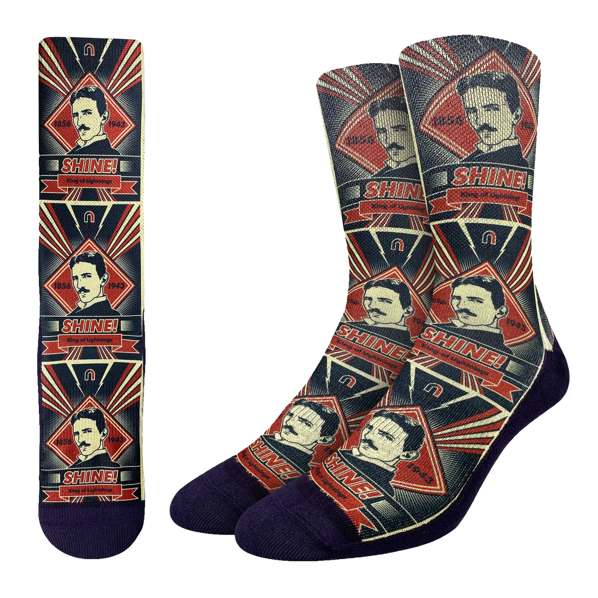 Nikola Tesla Socks