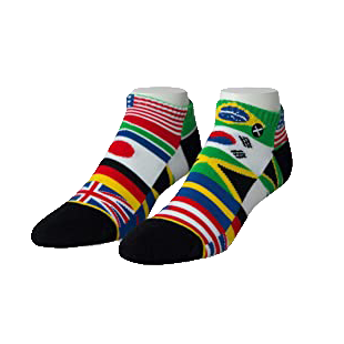 World Flags Shorties Socks