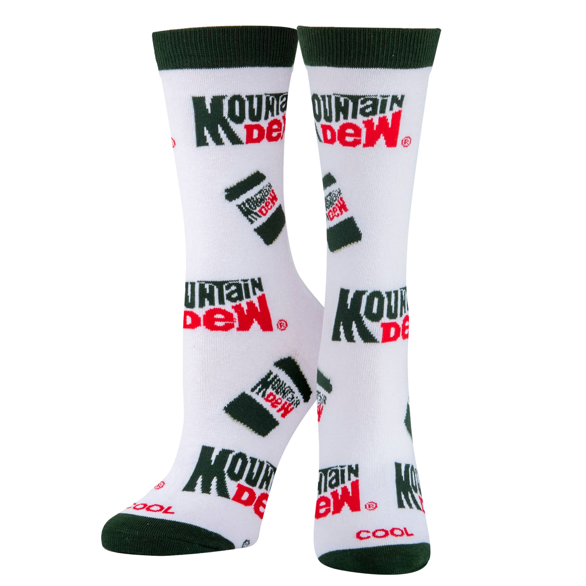 Mountain Dew Cans Socks - Womens