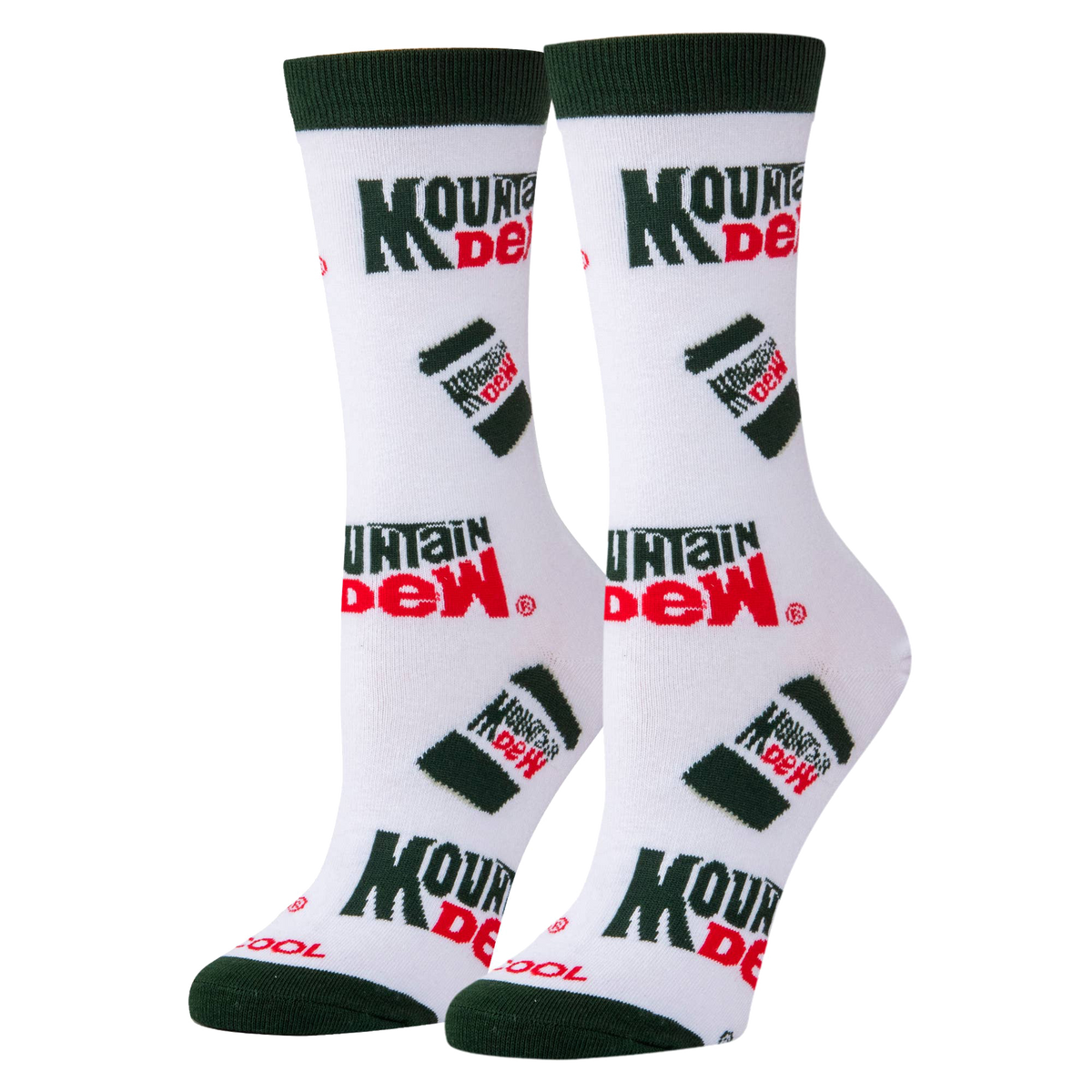 Mountain Dew Cans Socks - Womens