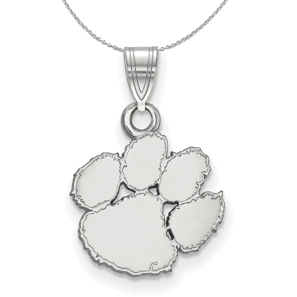 Sterling Silver Clemson U Small Pendant Necklace