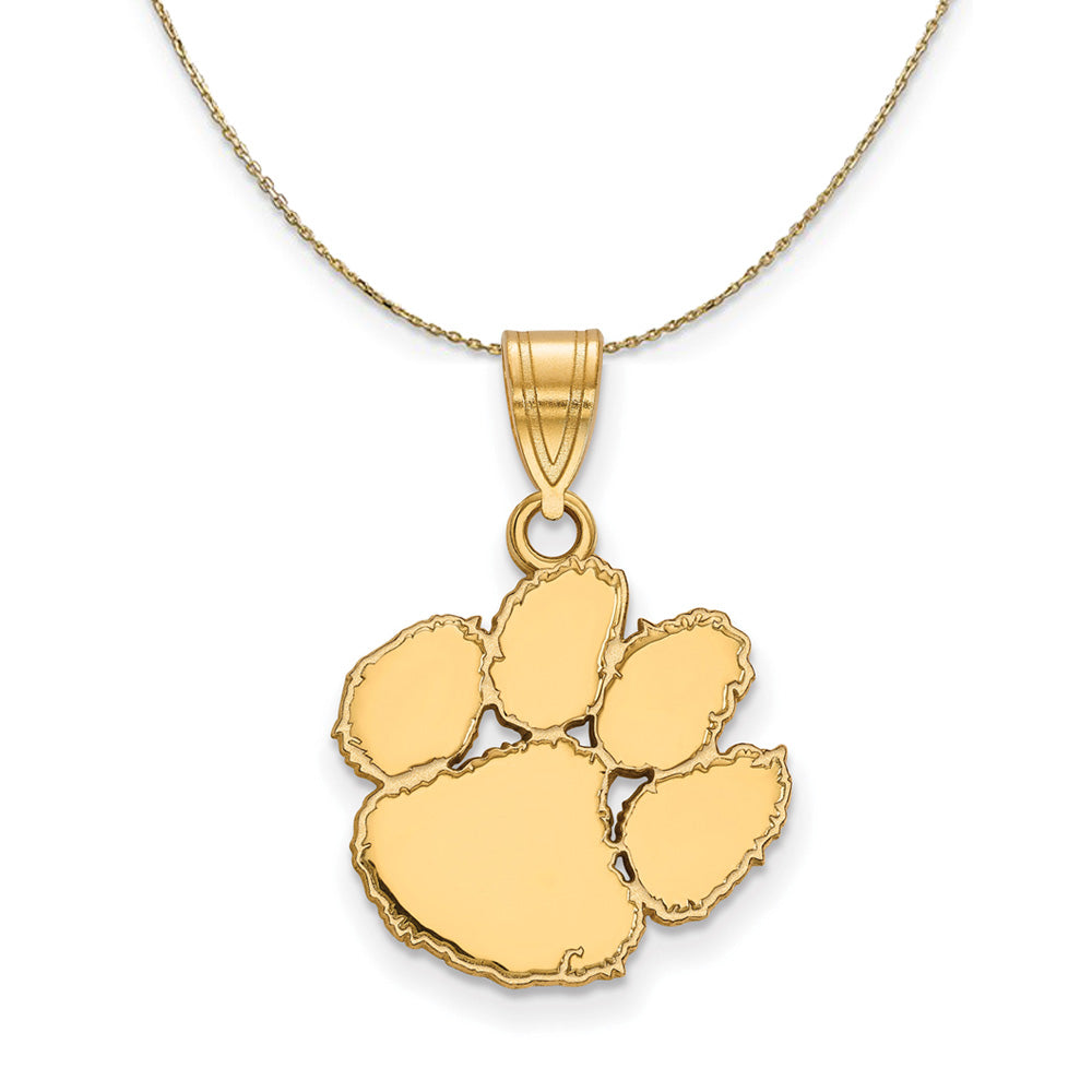 14k Yellow Gold Clemson U Medium Necklace