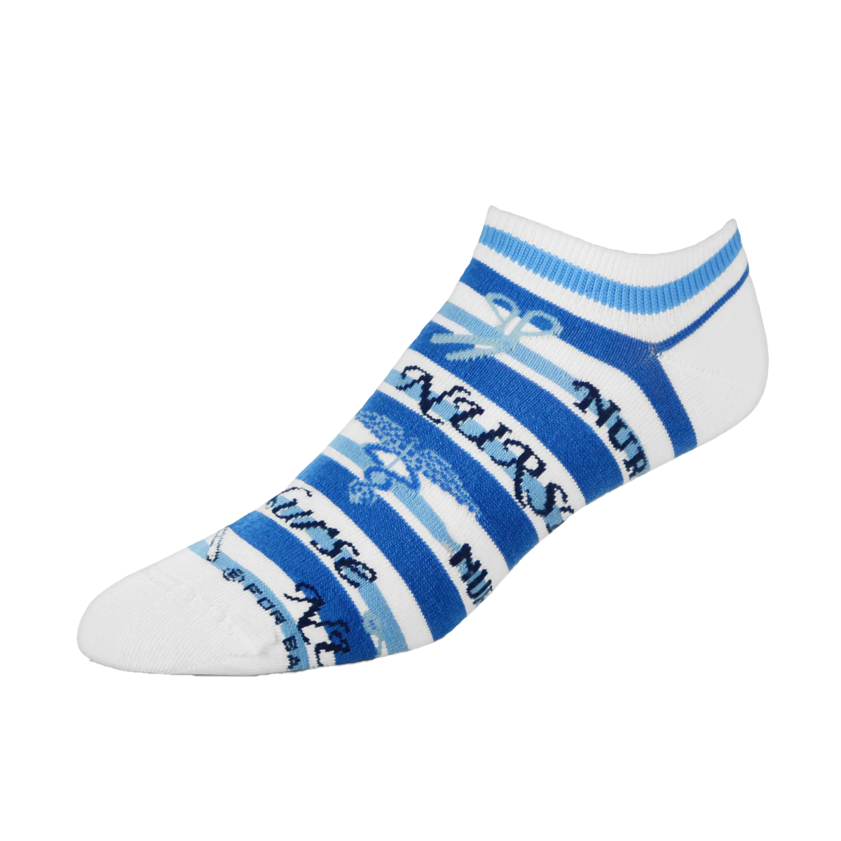 Nurse Fashion Stripes Socks - Ankle