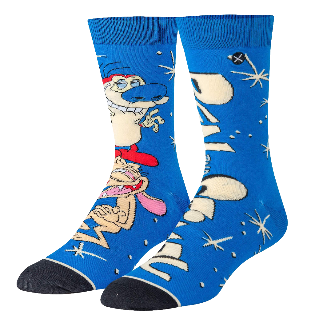 Ren &amp; Stimpy 360 Knit Socks