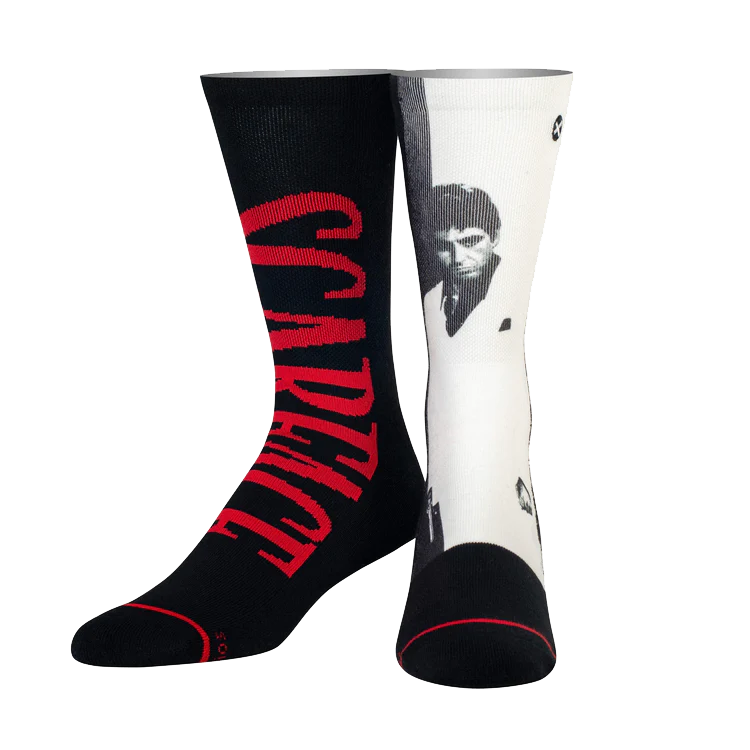 Scarface Mix Match Knit Socks