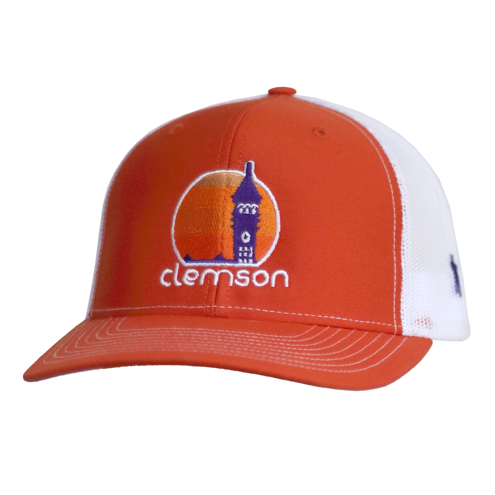 Clemson Hyper-Cool Three Color Stretch Fitted Hat with Baseball C - Mr.  Knickerbocker