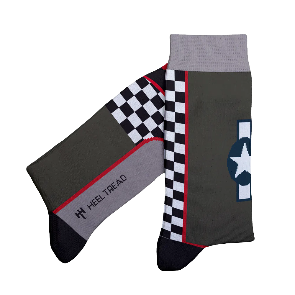 P51 Mustang Socks