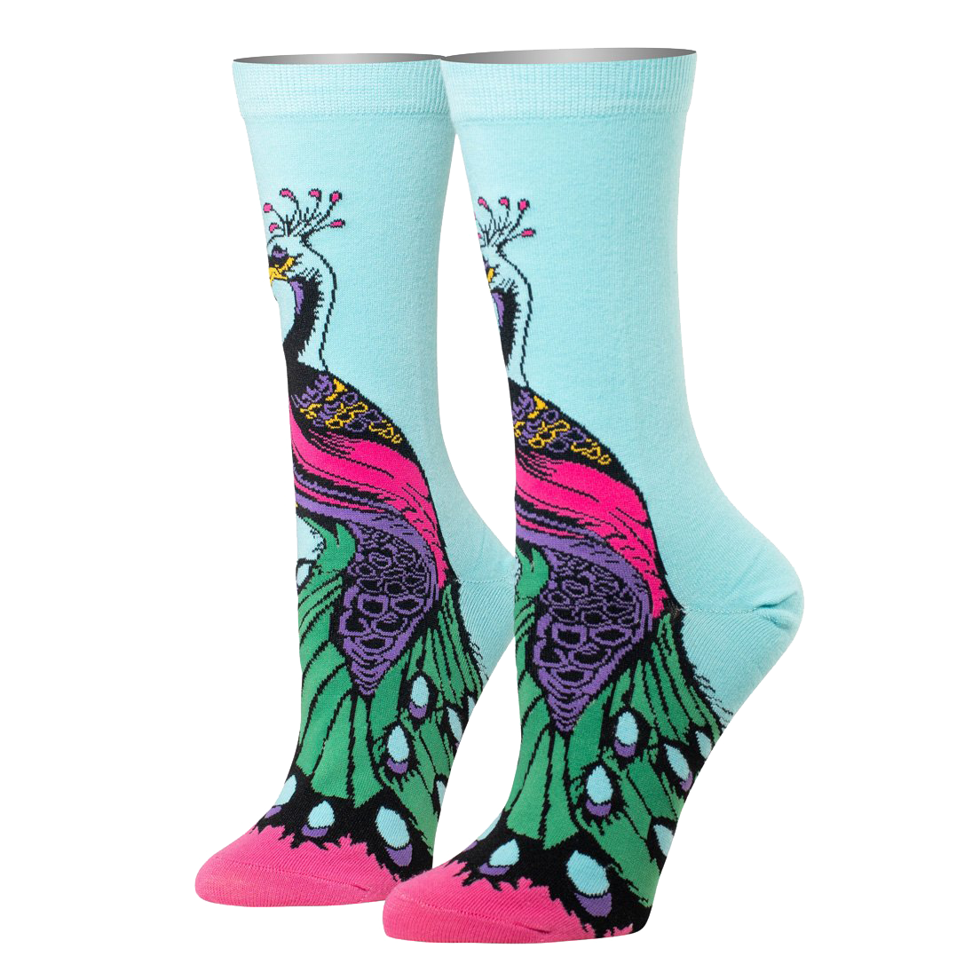 Peacock Socks - Womens