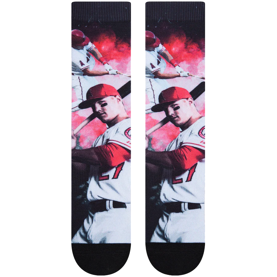 LA Angels Trout Voltage Crew Socks