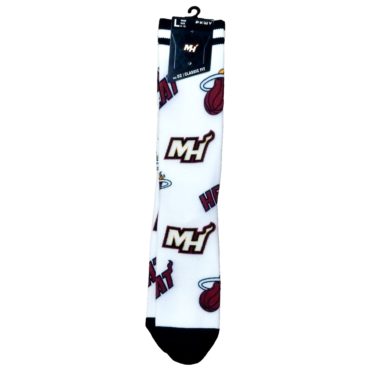 Miami Heat Panel Crew Socks