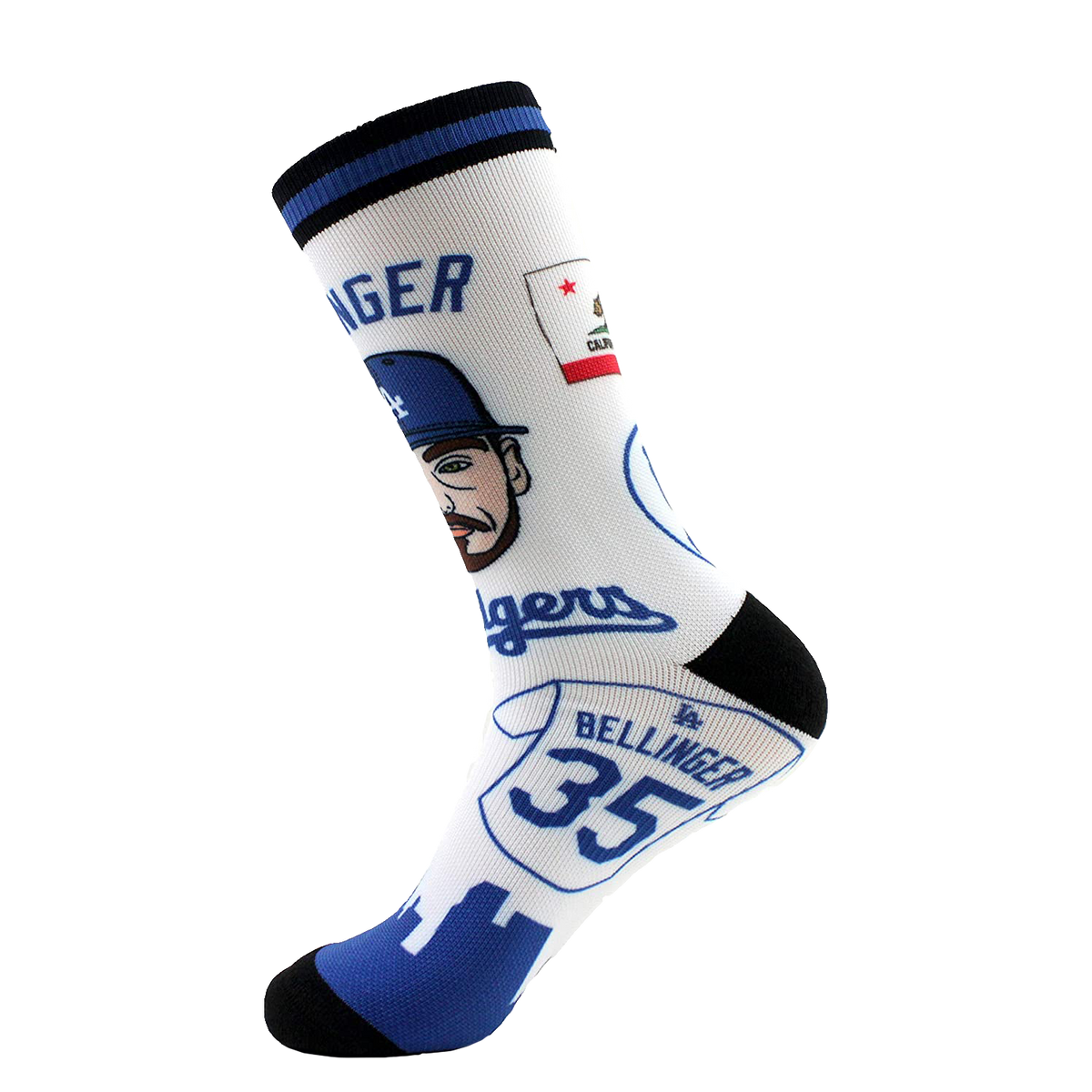 LA Dodgers - Bellinger Pins Crew Socks