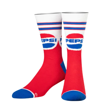 Pepsi Throwback Socks