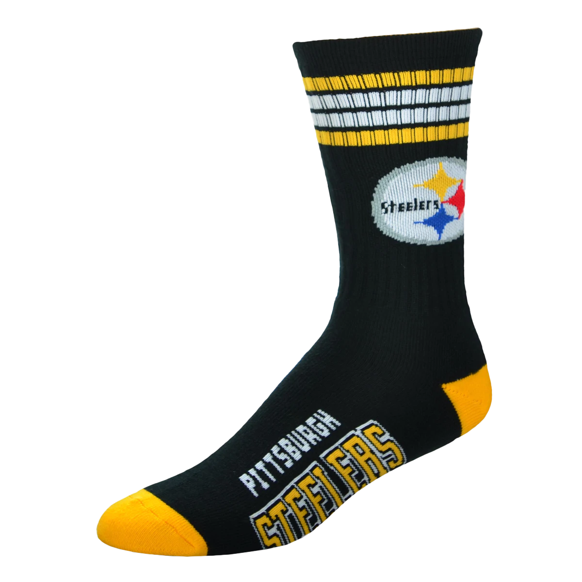 Pittsburgh Steelers - 4 Stripe Deuce Socks