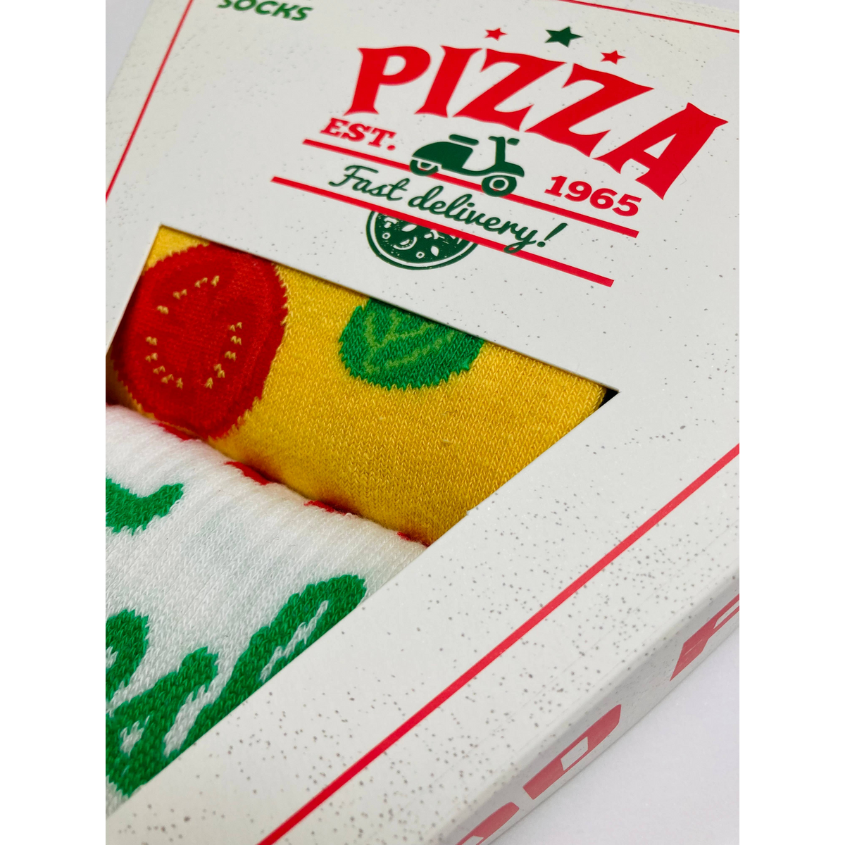 Pizza Socks - 4 Pairs