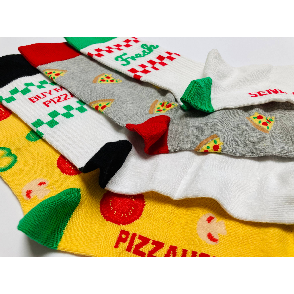 Pizza Socks - 4 Pairs