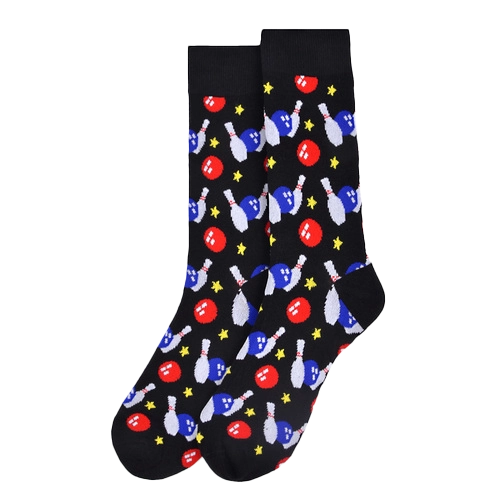 Playful Bowling Pins Socks