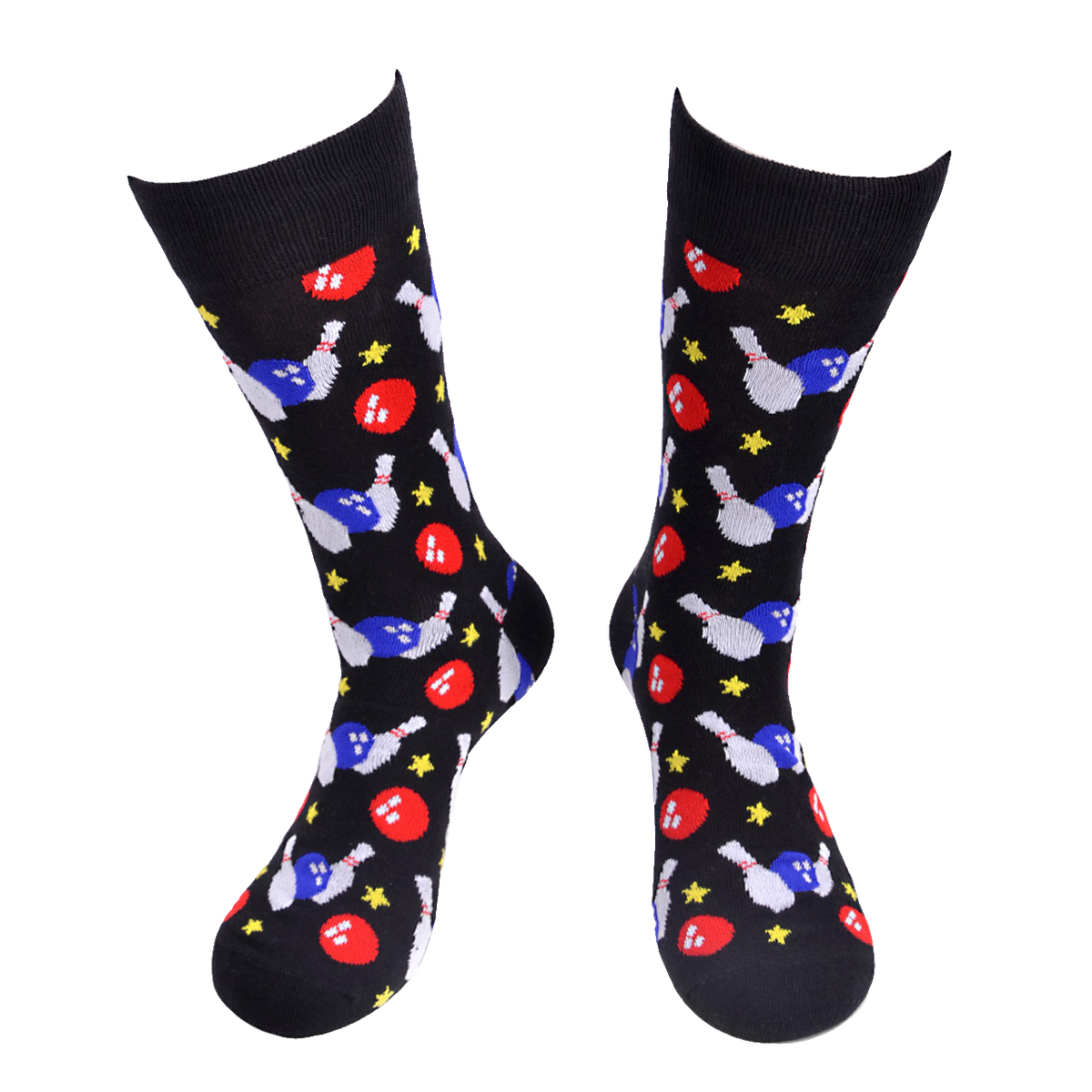 Playful Bowling Pins Socks