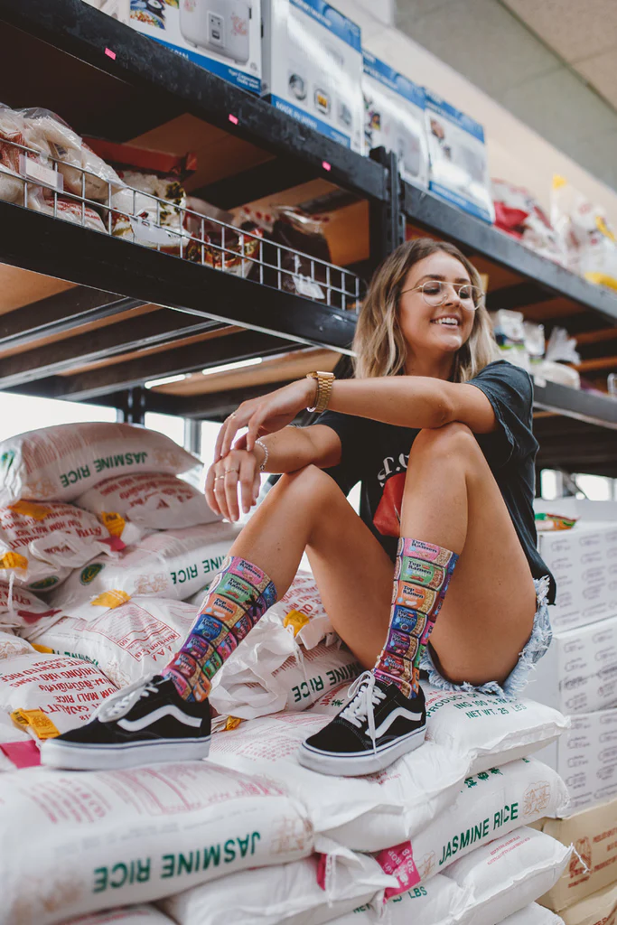 Ramen Cuisine Sublimation Socks