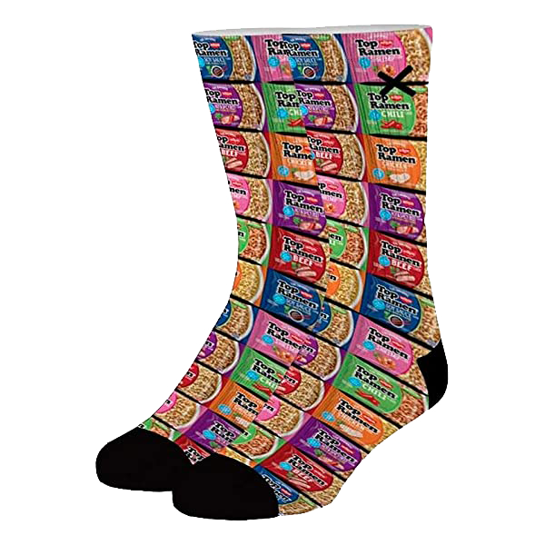 Ramen Cuisine Sublimation Socks