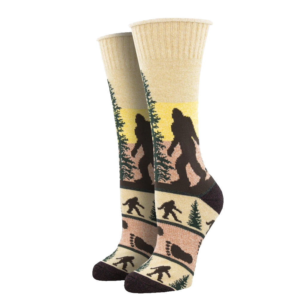 Outlands USA Recycled Cotton - &quot;He Went That Way&quot; Socks - Hemp - S/M