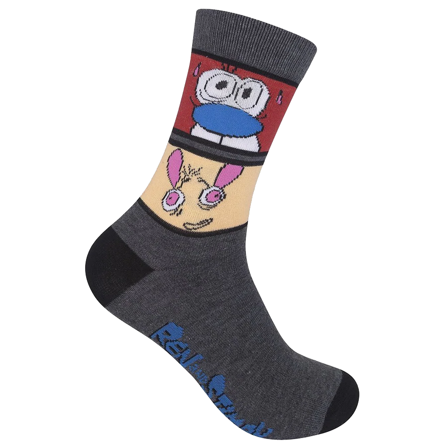 Ren &amp; Stimpy &amp; Rugrats Socks - 2 pair