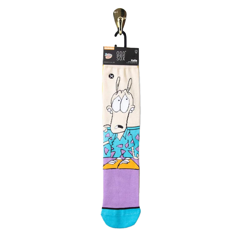 Rocko&#39;s Modern Life - Rocko &amp; Heffer Mix Match 360 Knit Socks