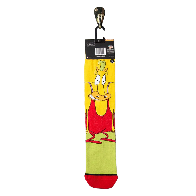 Rocko&#39;s Modern Life - Rocko &amp; Heffer Mix Match 360 Knit Socks