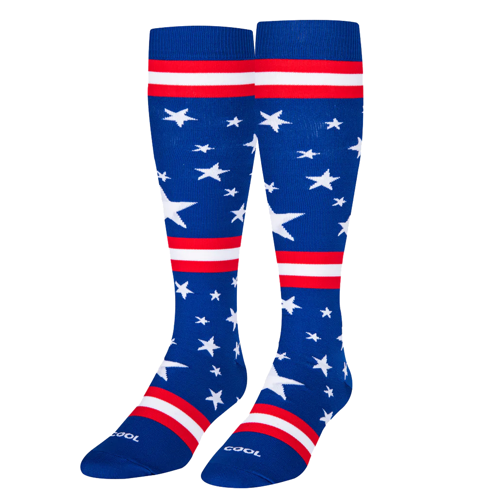 Stars &amp; Stripes Socks - Compression - Medium