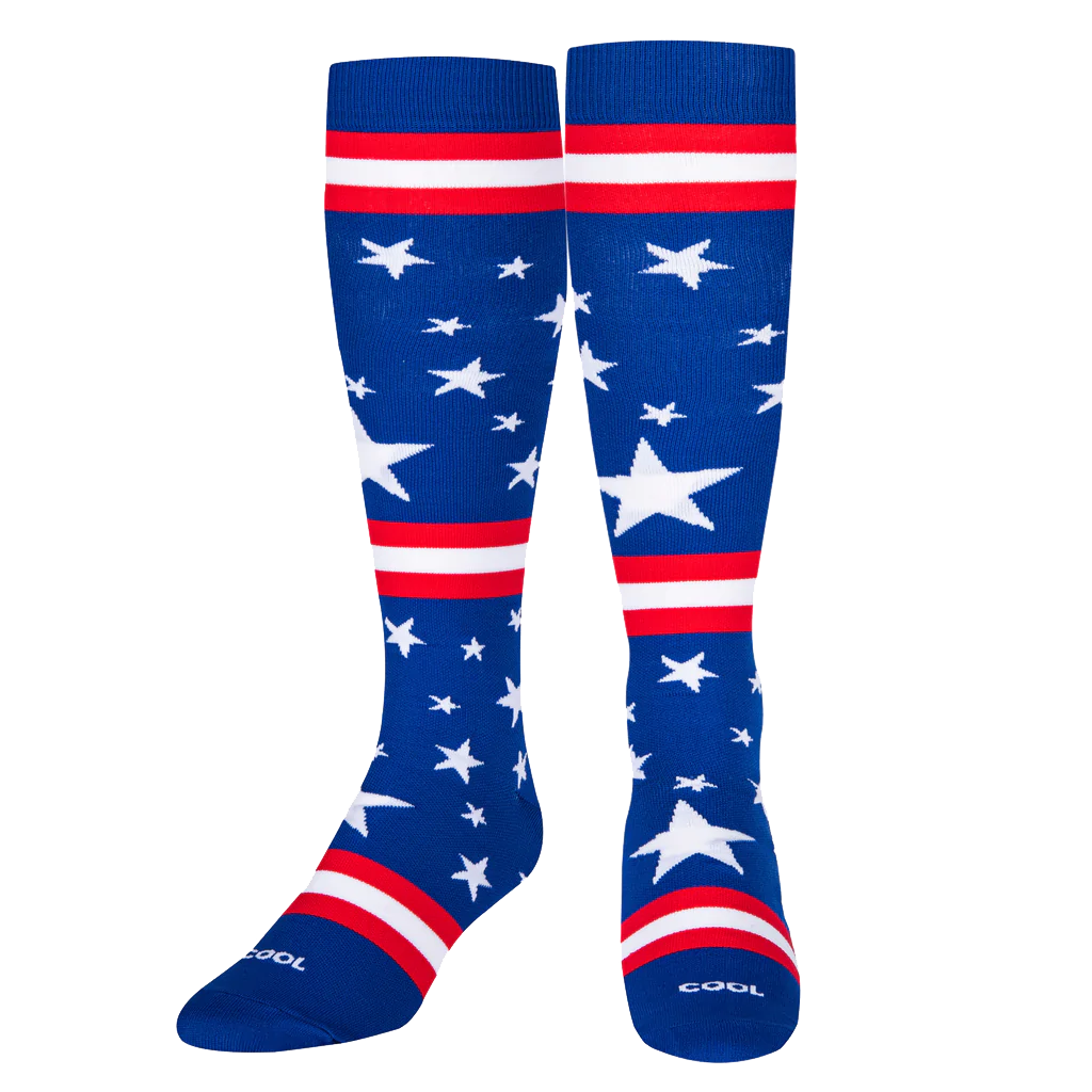 Stars &amp; Stripes Socks - Compression - Medium