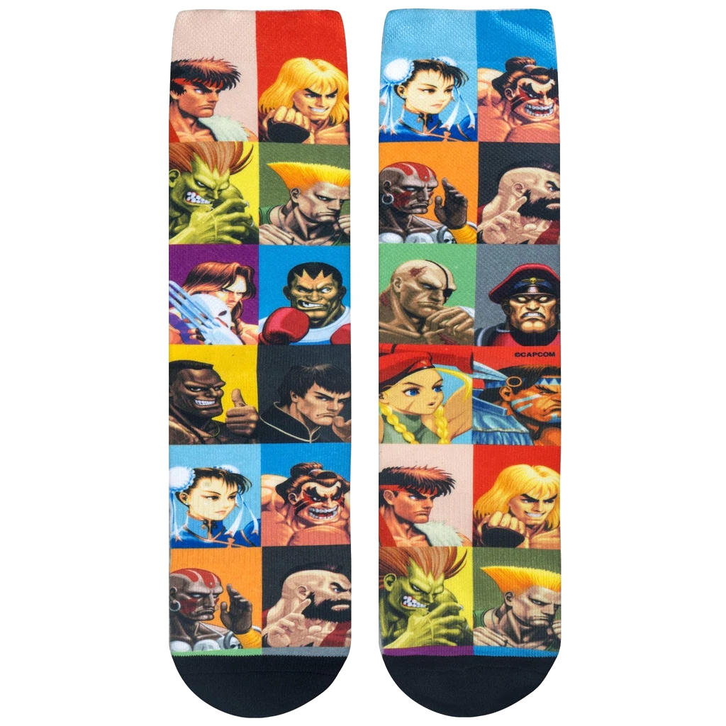 Street Fighter - Select Your Fighter Socks