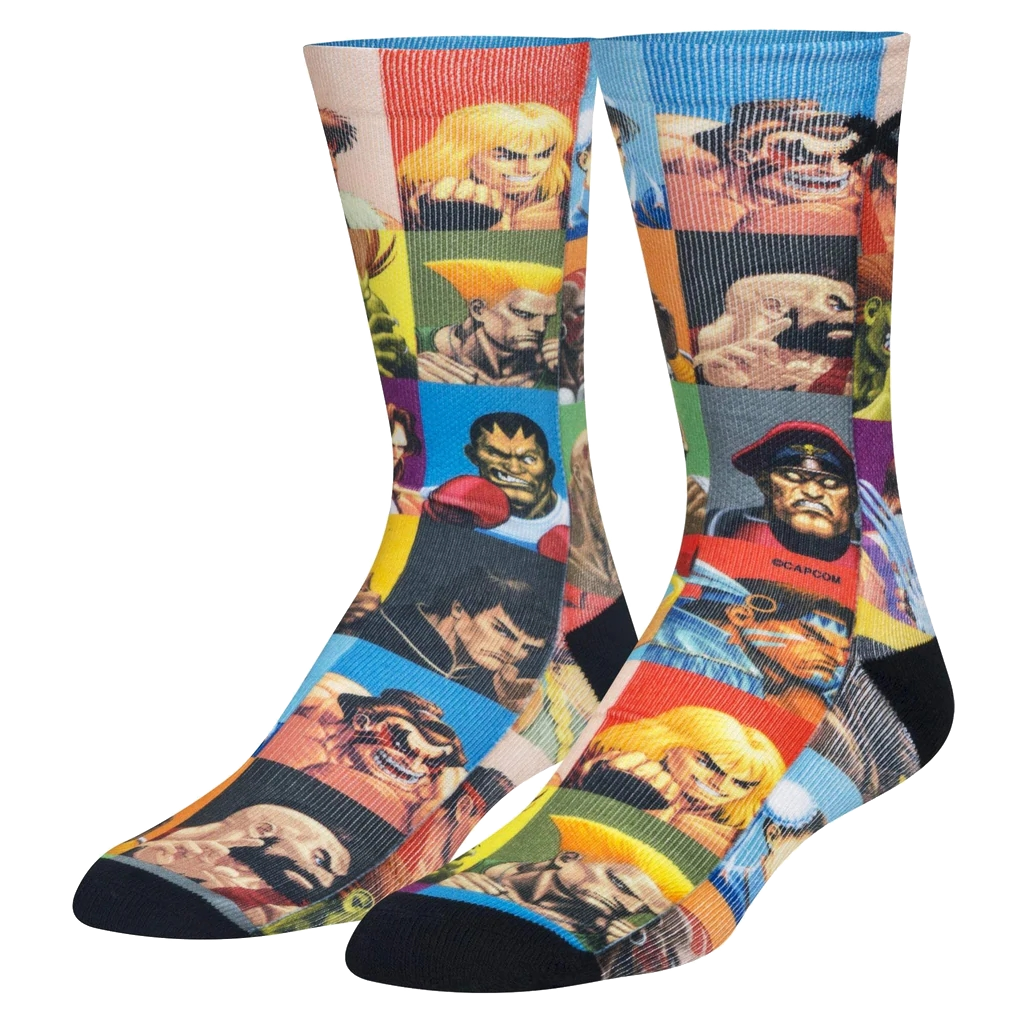 Street Fighter - Select Your Fighter Socks