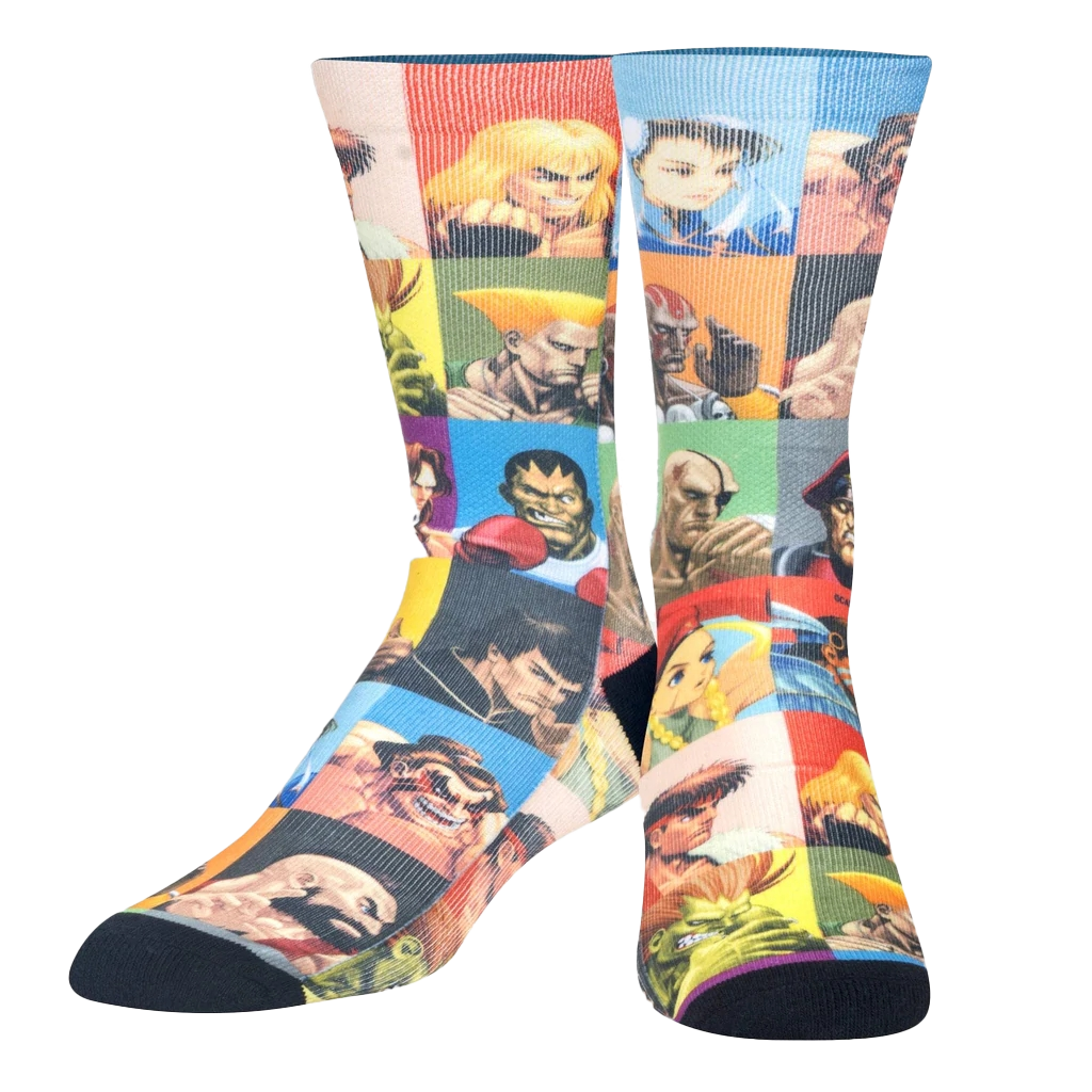 Street Fighter - Select Your Fighter Socks