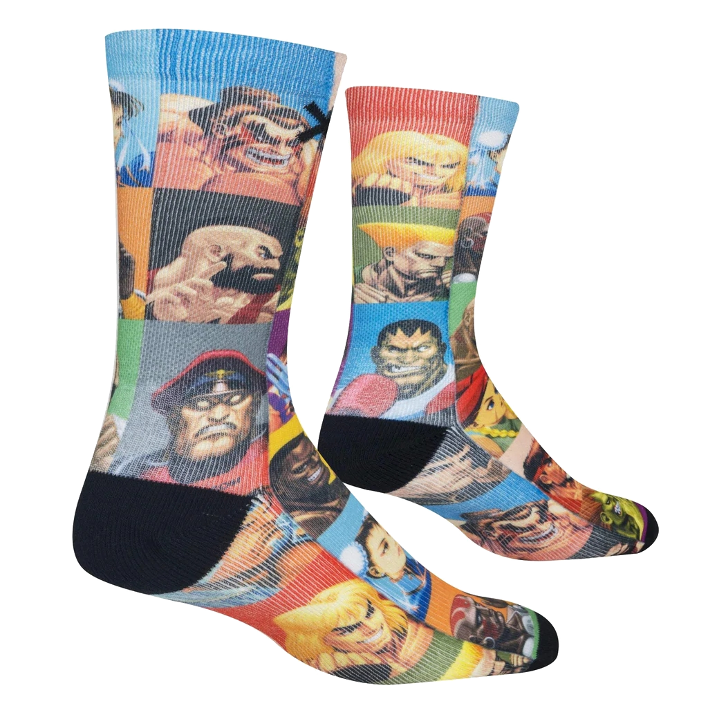 Street Fighter - Select Your Fighter Socks