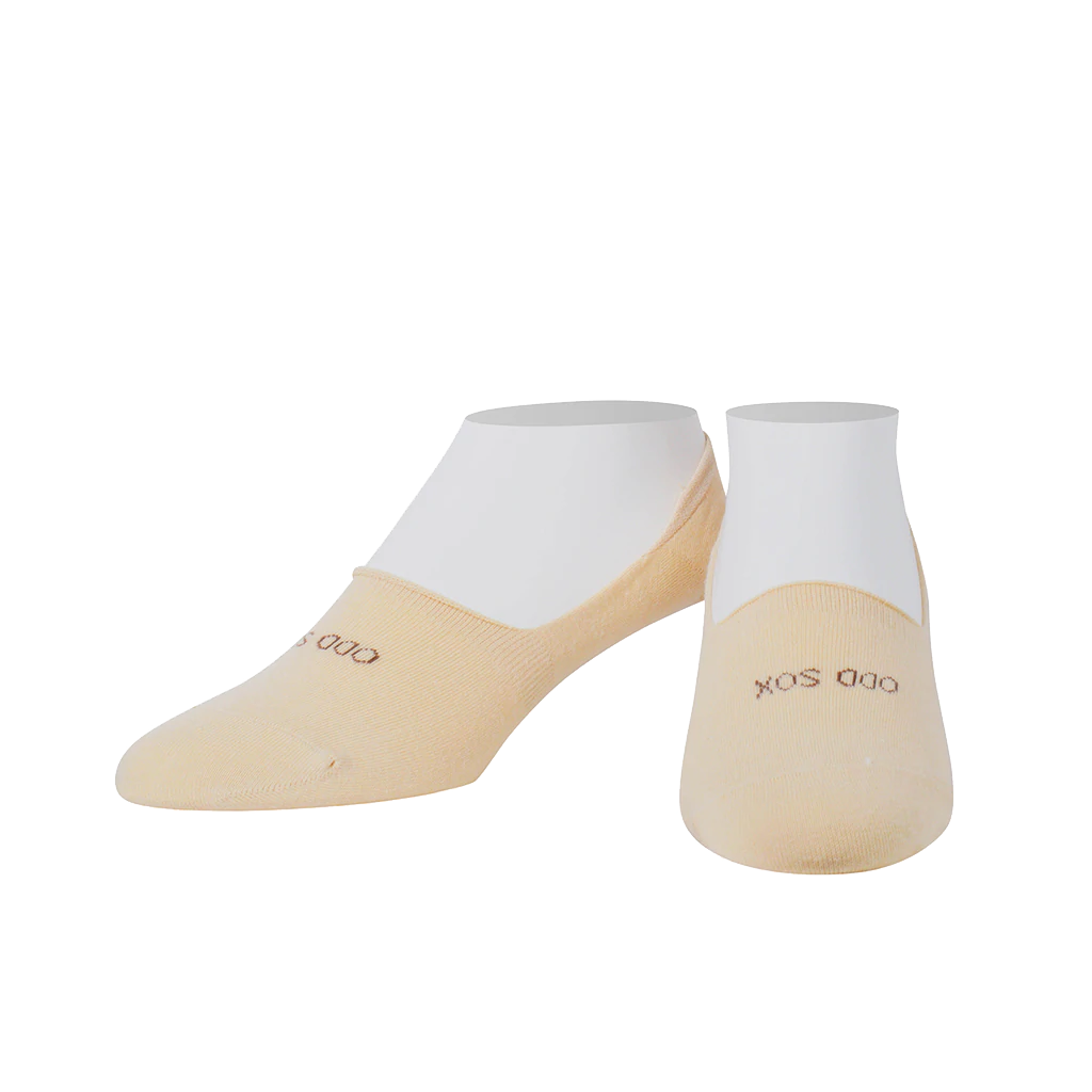 Basix Fashion Knit Socks - Skin Tan - No Show