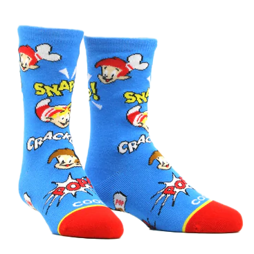 Rice Krispies - Snap, Crackle, Pop Socks - Kids - 7-10